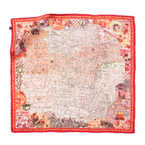 VIESCA early spring new original silk scarf Mulberry silk womens large towel dual-use old Shanghai map shawl