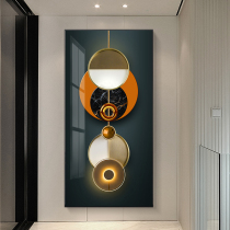 Modern minimalist abstract geometric entrance entrance porch decorative painting Three-dimensional sense light luxury entrance corridor aisle end hanging painting