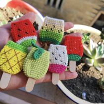 Ice cream 6 woven electronic illustrations (non-finished mailbox)