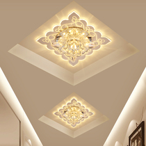  led Corridor aisle light Crystal dimming spotlight Simple creative square household living room entrance hall entrance light