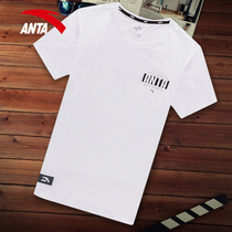 Anta short-sleeved T-shirt Mens summer sports half-sleeved mens T-shirt Mens round neck half-sleeved official flagship T-shirt