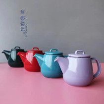 Elegant cup Ceramic teapot with filter cold water pot Flower teapot High temperature resistance and anti-burst large capacity household tea maker