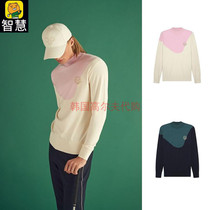 South Korean MCKAYSON golf suit 21 autumn style male golf color double parquet warm round neckline sweater