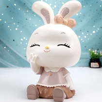 Cute rabbit piggy bank 2021 New Girl Princess piggy bank can take out large capacity