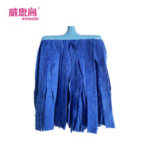 Strip mop head non-woven cotton yarn fiber cloth thread connector pier cloth replacement head American screw teeth universal