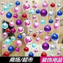 Christmas decorations scene layout window shopping mall kindergarten winter hanging decoration festival environment hanging shop