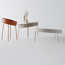 ins style Nordic style European round balcony side few creative coffee table simple living room sofa corner table