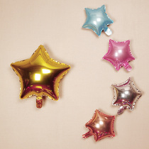 Wedding room decoration supplies Star-shaped aluminum foil balloon Wedding celebration Birthday party Five-pointed star aluminum foil balloon