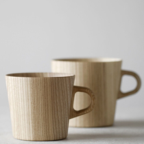 Tokura Life Takahashi Gongyun Japan Daji Shonen water cup Solid wood coffee cup Hand-made mark cup 4 choices