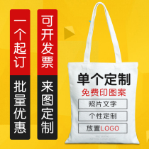 Canvas bag custom canvas bag custom logo pattern portable shoulder bag cotton bag diy shopping bag environmental protection bag