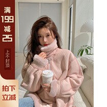 XUELI Sydney women Spanish merino 100 wool coat women winter fur fur coat