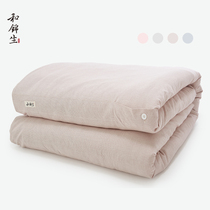 And Jinsheng plain quilt cover old coarse cloth old craft cotton cotton cotton cotton quilt cover