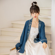 Pool Summer: Leaning Sunflower Short-shirt Ming-made 80% Horse-faced Skirt Original Improvement Han Suit Womens Autumn Mix