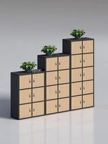 Wood Staff Composition Lockers Deposit Cabinet Nursery School Bag Cabinet With Code Lock Gym Gym Bathroom Shoes Cabinet