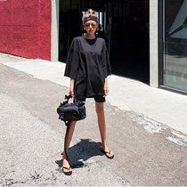 Lagirl Korea 20 summer new thin loose wide-sleeved T-shirt five-point shorts casual suit