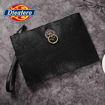 Men Genuine Leather Handbag Letter Enveloping Han Edition Fashion Great Capacity Soft Bull Leather Casual Mens Bag Handbags Wallet