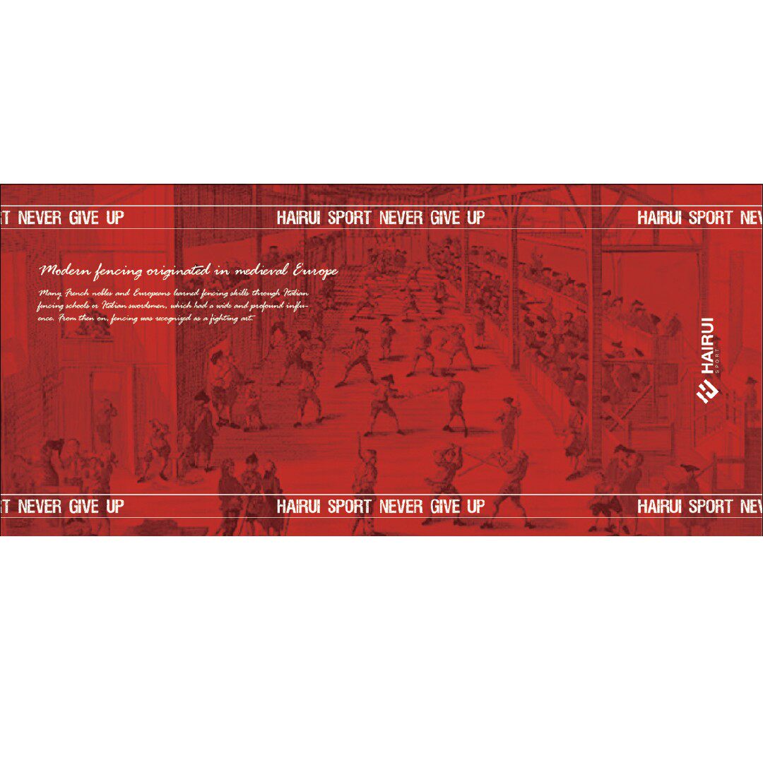 Fencing Towel Wipe Sweat Towels Fencing Perimeter Sports Towels Full Cotton Speed Dry Fencing New Year Limited sea Ri Sports