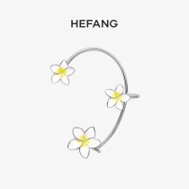 HEFANG WHEFANG Egg Flower Ear Hang Design Self-Design Only Original Design Current Without Earring Ear Accessories