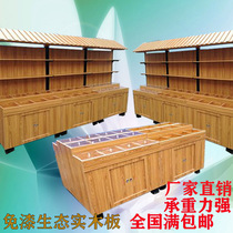 Supermarket steel wood wooden food Cabinet called bulk container dry fruit container egg grain cabinet display shelf