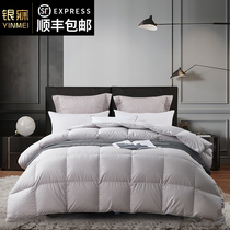 Duvet 95 white goose down winter warm heat storage pure cotton quilt cover constant temperature antibacterial 1 8m single double quilt core