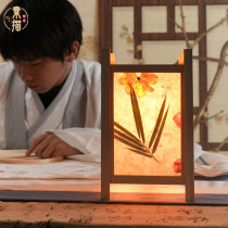 sketch) Table lamp Bedroom bedside lamp Eye protection desk ins girl ancient style simple modern Xiyan table lamp