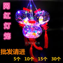 New Years Day night market stalls supply new net red portable lantern portable wave ball Chinese knot Lantern