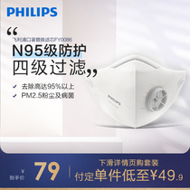 Philips electric fresh air mask original adult child replacement filter element contains 5 pieces FY0086 FY0083