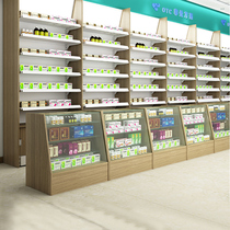 Pharmacy shelf display rack prescription medicine cabinet traditional Chinese medicine cabinet solid wood pharmacy medicine western medicine cabinet clinic medicine rack display cabinet