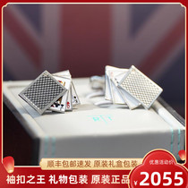 King of British Cufflinks TateossianRT Fun Poker French Shirt Cuff Nail Men's Luxury Gift