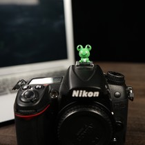Small Frog Cartoon Three-dimensional Creative Camera Hot Boot Seat Single Counter Microsheet Hot Boot Protection Dust Cap