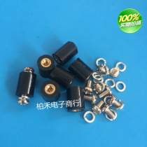 High-quality black bakelite column round insulation isolation column internal thread copper insert specifications full M3-φ8*10