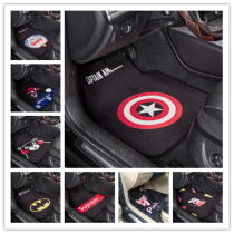 Net Red Kumamoto Bear Pink Panther Car Mats Universal Tide Brand supreme Captain America Spider-Man Doraemon
