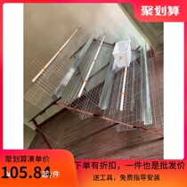 High-quality breeding special laying hens stepped unilateral 3-layer bilateral 4-layer laying hens cages Household cages automatic egg rolling
