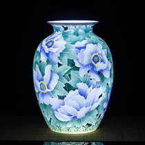 Famous Hand-painted Vase Liu Zhi Teacher Original Thin Tire Vase Bogu Shelf Swing Piece Chinese Style Home Decoration Display Porcelain