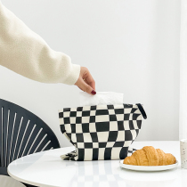 Tissue box bag car in car carton carton cart wipe hands simple light luxury living room kitchen drawing box