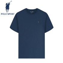 Polo Sports flagship Short Sleeve T-Shirt Men 2022 New Summer Bright Color Business Casual Mens Clothing