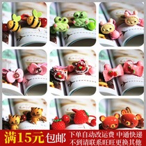 Japanese and Korean hair jewelry leather band leather band Hairband cartoon fruit animal cute headdress adult children head rope