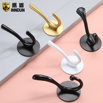 Eagle Shield Black Nordic clothes adhesive hook single hook single wall Wall entry entrance door wardrobe clothes hook free of punching