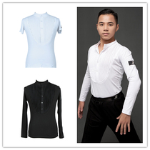 Jiacheng dance uniform summer New JC Latin exercise suit suit adult mens coat competition breathable cotton 326