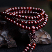 108 red sandalwood beads handstrings sandalwood beads multi-layer men and women bracelet wooden rosary jewelry bracelet