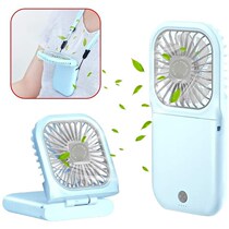 Handheld fan Mini small fan portable charging Bao hanging neck fan new power folding fan