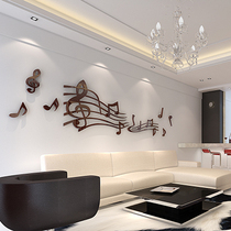 Five Lines Spectrum Wall Stickers Mural Decoration Notes Dance House Training Class Sofa Background Classroom Living Room Book Room