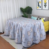 Pure cotton can be used to remove the thick rectangular baking frame quilt cover electric heating table quilt cover electric heating table quilt cover