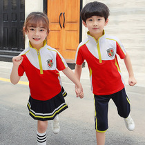 Kindergarten men and womens childrens garden clothes spring and summer clothes college Inren wind school uniforms for primary and middle school students to perform suit