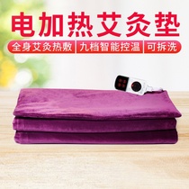 Electric heating moxa velvet whole body heating physiotherapy mat moxibustion mat health moxa mat household cushion moxibustion waist moxibustion blanket