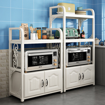 European-style Kitchen Shelve Floor Multilayer Provincial Space Bowl Cabinet Home Multifunction Microwave Oven oven Oven Intake Cabinet