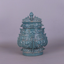 Dai Zhou Chaiyao round copper antique porcelain antiques unearthed old objects folk collectibles old goods study ornaments