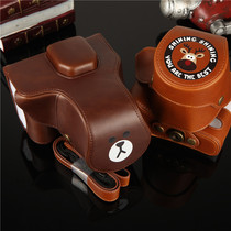 Suitable for Fuji XT30 camera bag XT10 20 XT2 XT2 XT3 XT100 XT100 cartoon leather sleeve X100