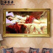 Hand-painted Oil Painting European Style Living Room Decoration Painting Bedroom Hanging Picture Characters Nordic Xuanguan Great Wall Painting American Hand Custom