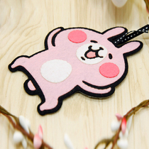 Free cutting fighting card cover luggage tag fun buy non-woven hand made fabric diy material bag